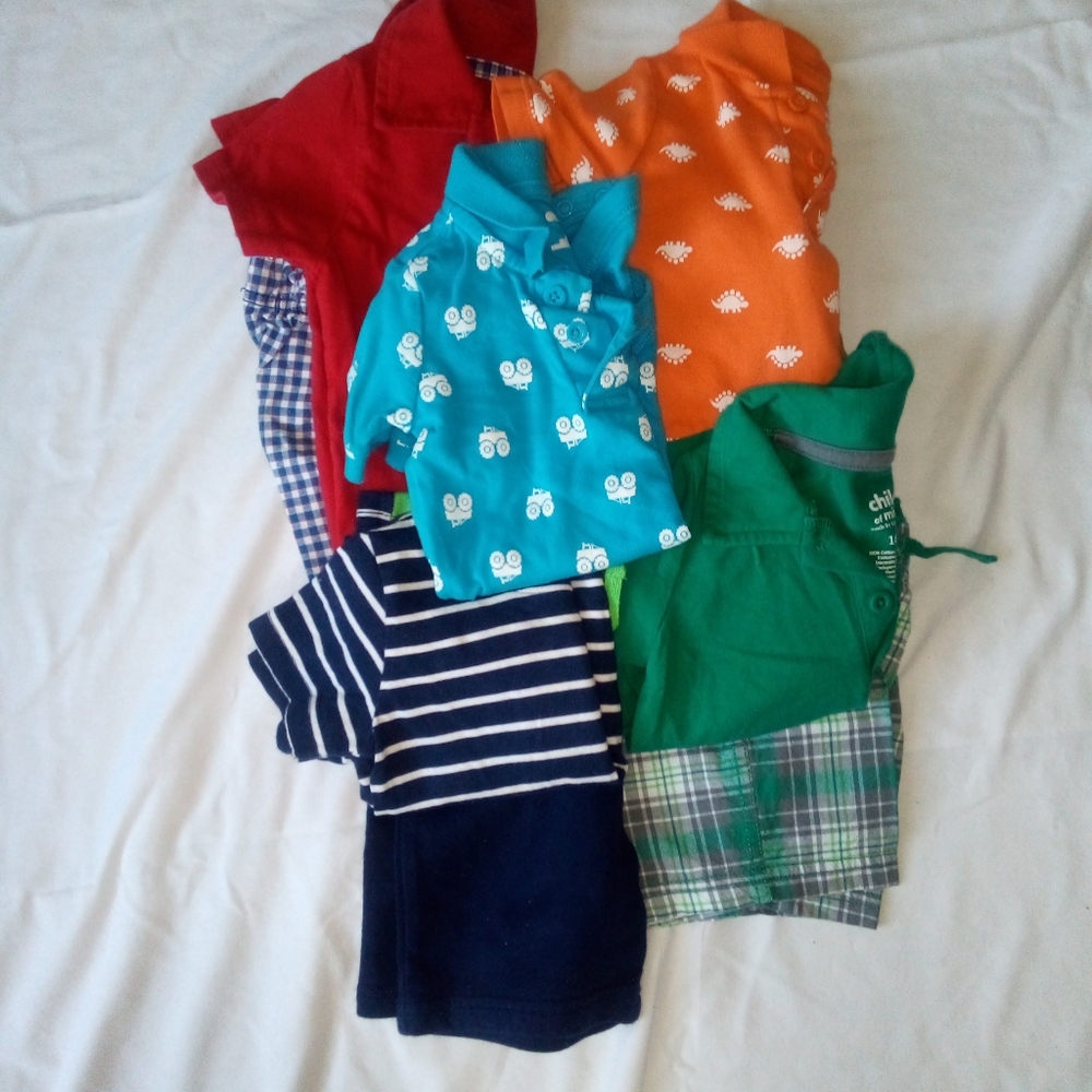 4 Boys outfits 18 M and 24 M and a single onesie